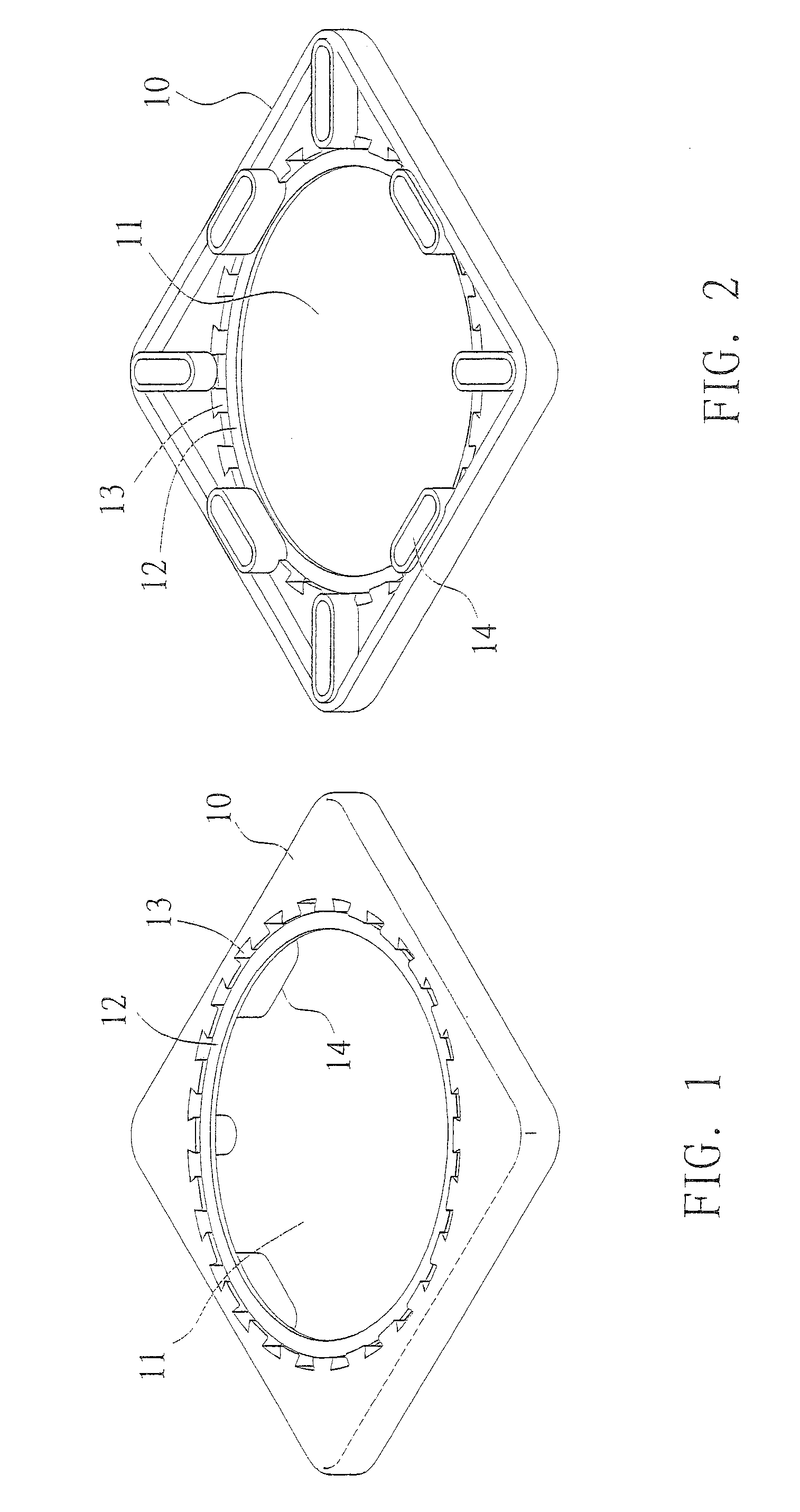 Traffic cone counterweight structure