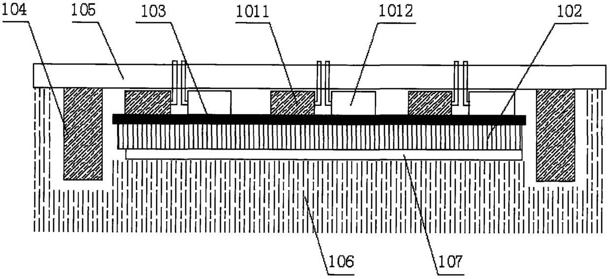 A pin-type power single-tube integrated structure applied to electric vehicle electronic control products