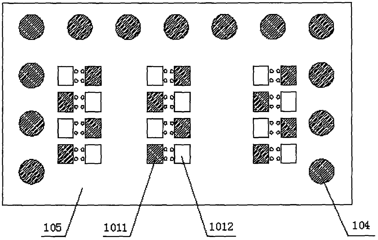 A pin-type power single-tube integrated structure applied to electric vehicle electronic control products