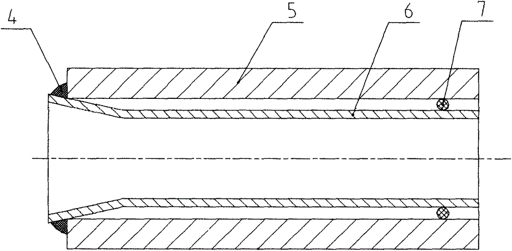 Method for manufacturing bimetallic metallurgical composite pipe by pressure welding composite method