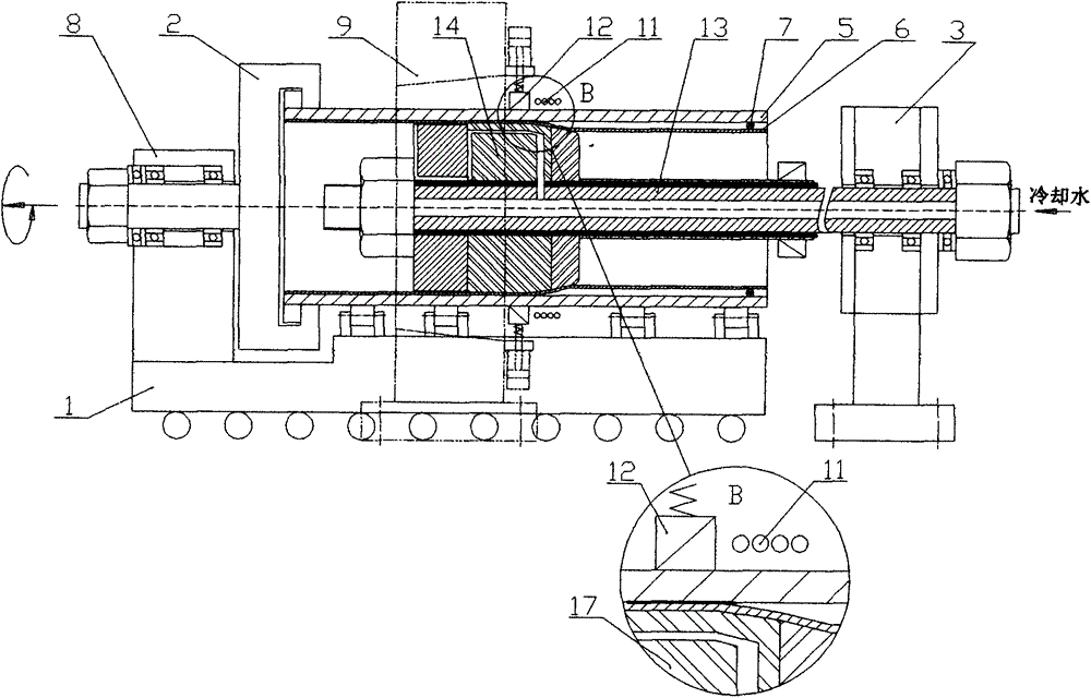 Method for manufacturing bimetallic metallurgical composite pipe by pressure welding composite method