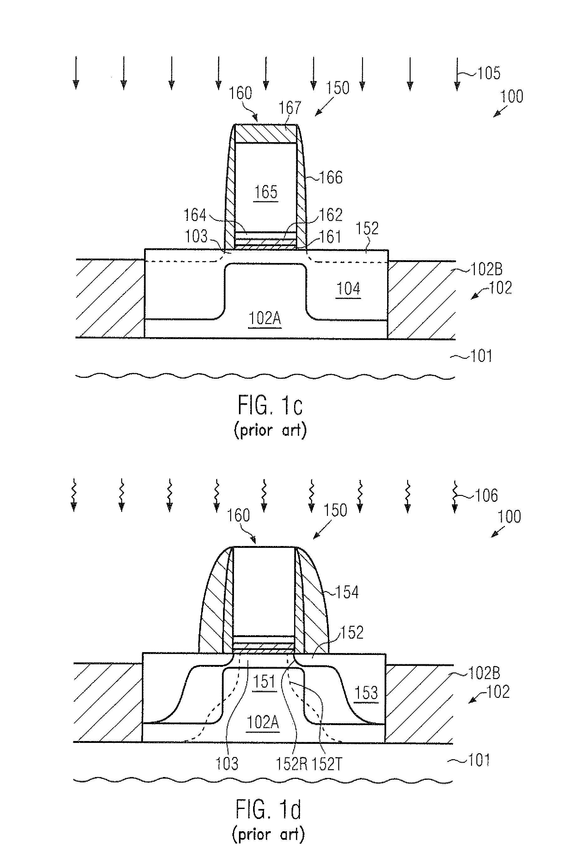 Performance enhancement in pfet transistors comprising high-k metal gate stack by increasing dopant confinement