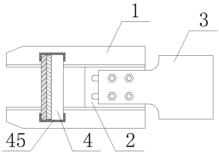 A self-centering system end connection device