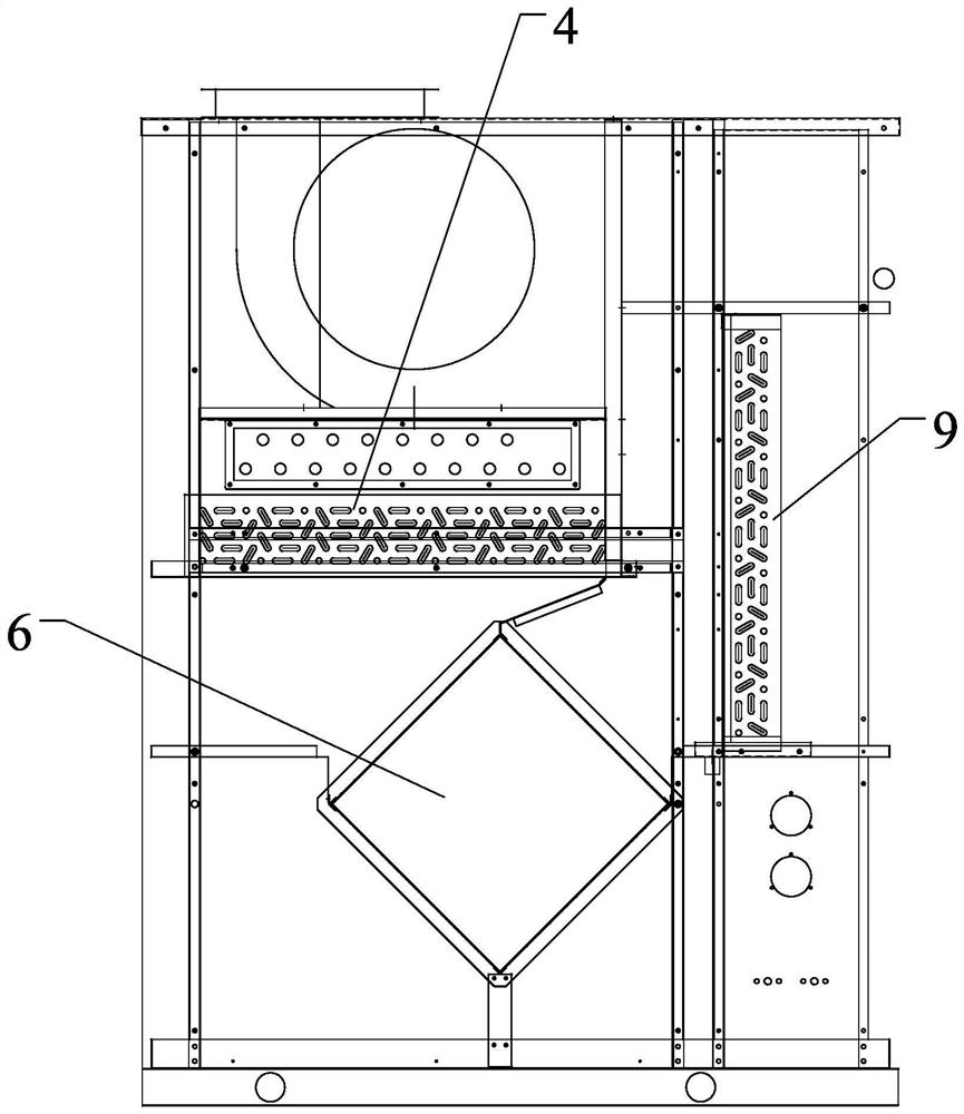 Integrated internal circulation heat pump dryer