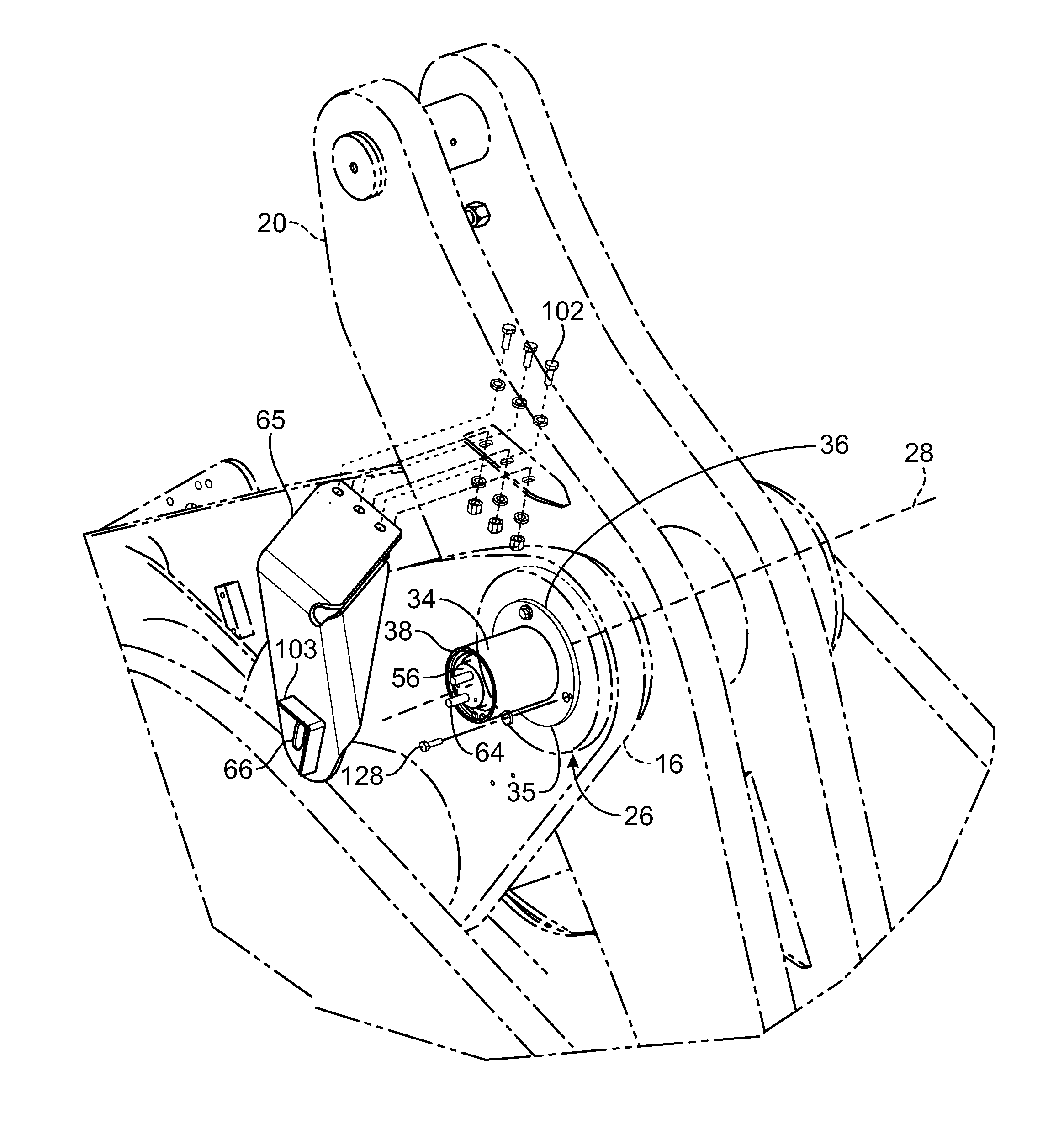 Rotary sensor assembly