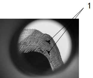 In-service integral composite material R area detection method, reference test block and test block manufacturing method