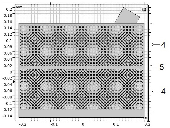 In-service integral composite material R area detection method, reference test block and test block manufacturing method