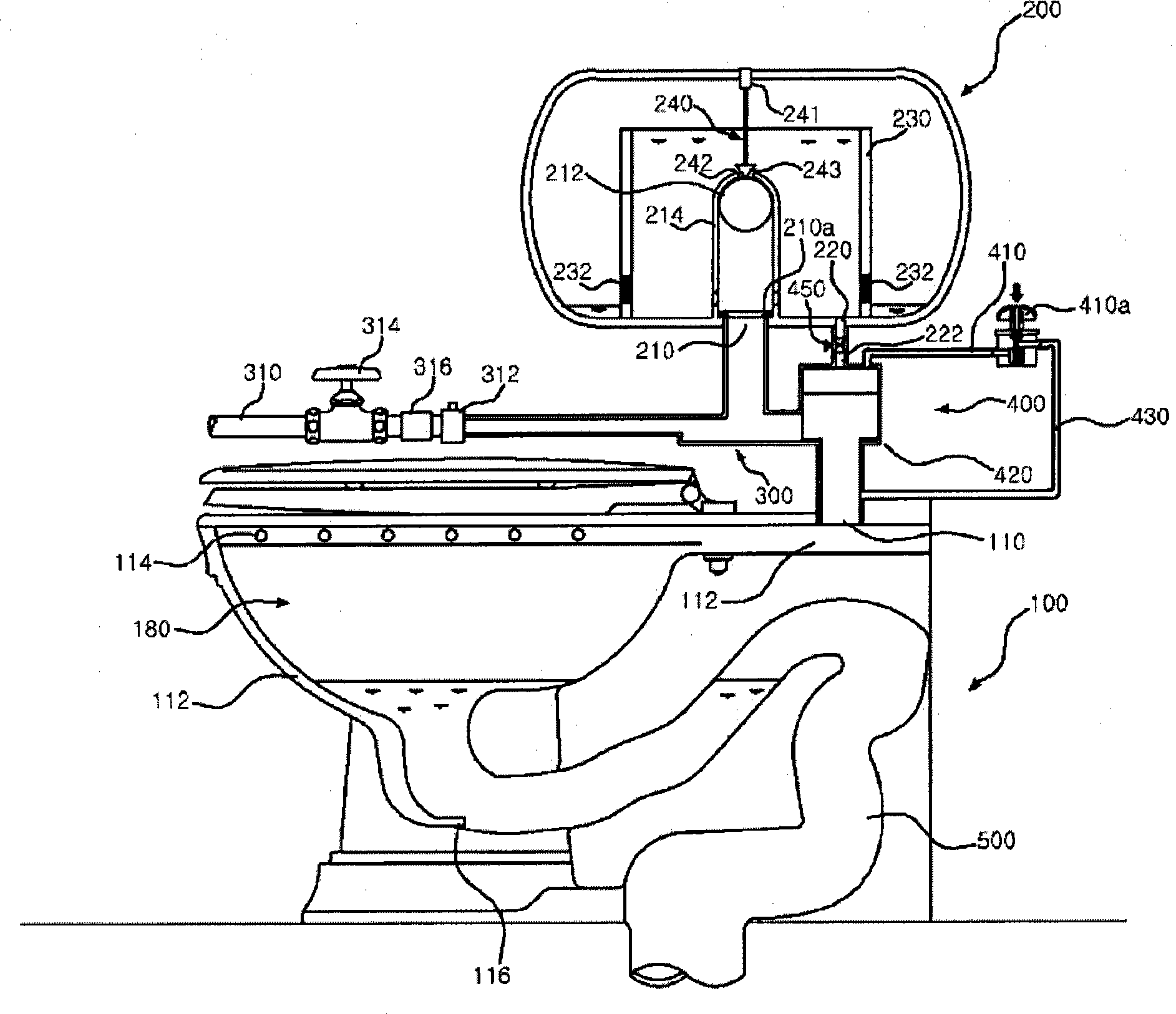 Water savable toilet