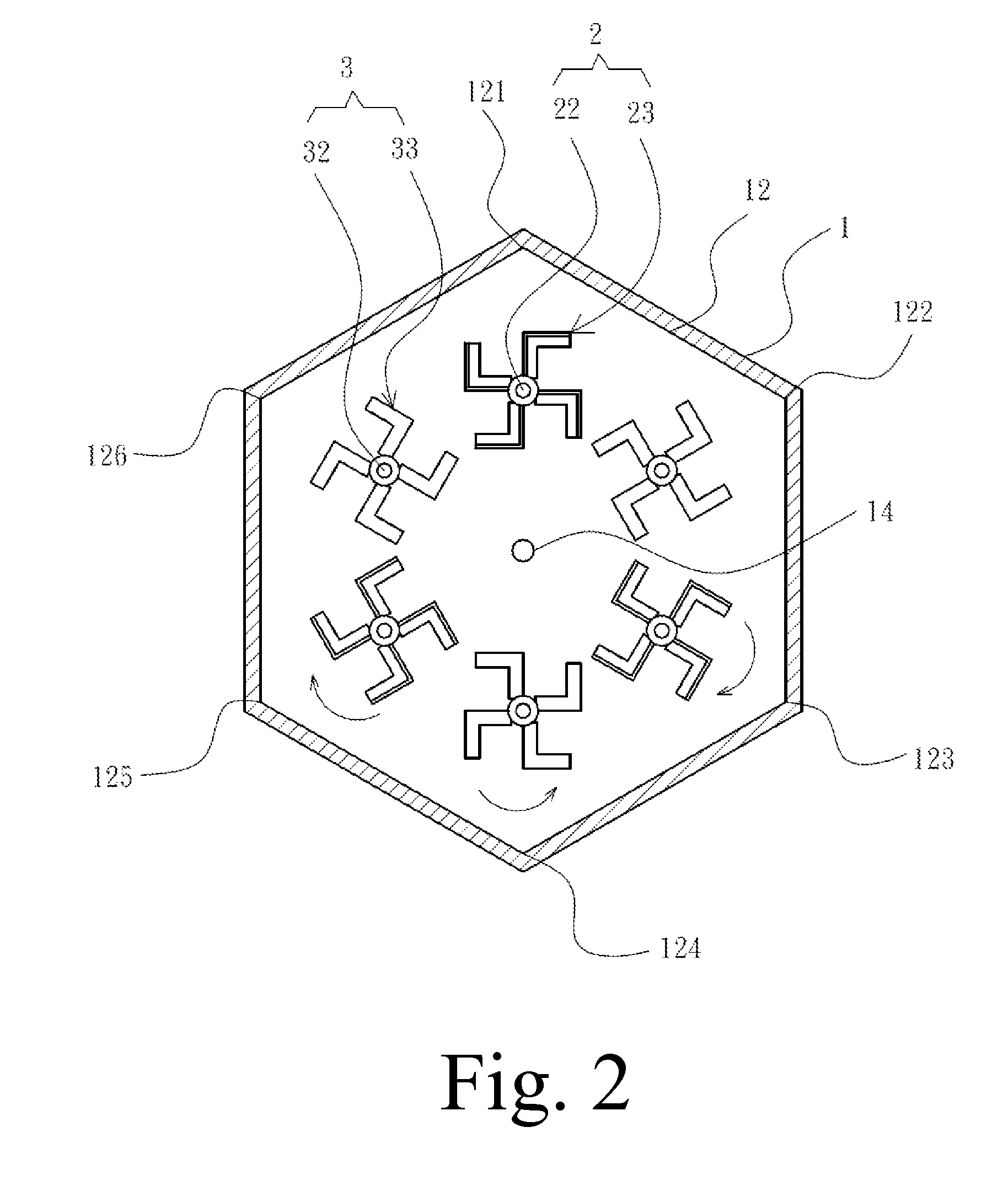 Device for processing molecular clusters of liquid to nano-scale