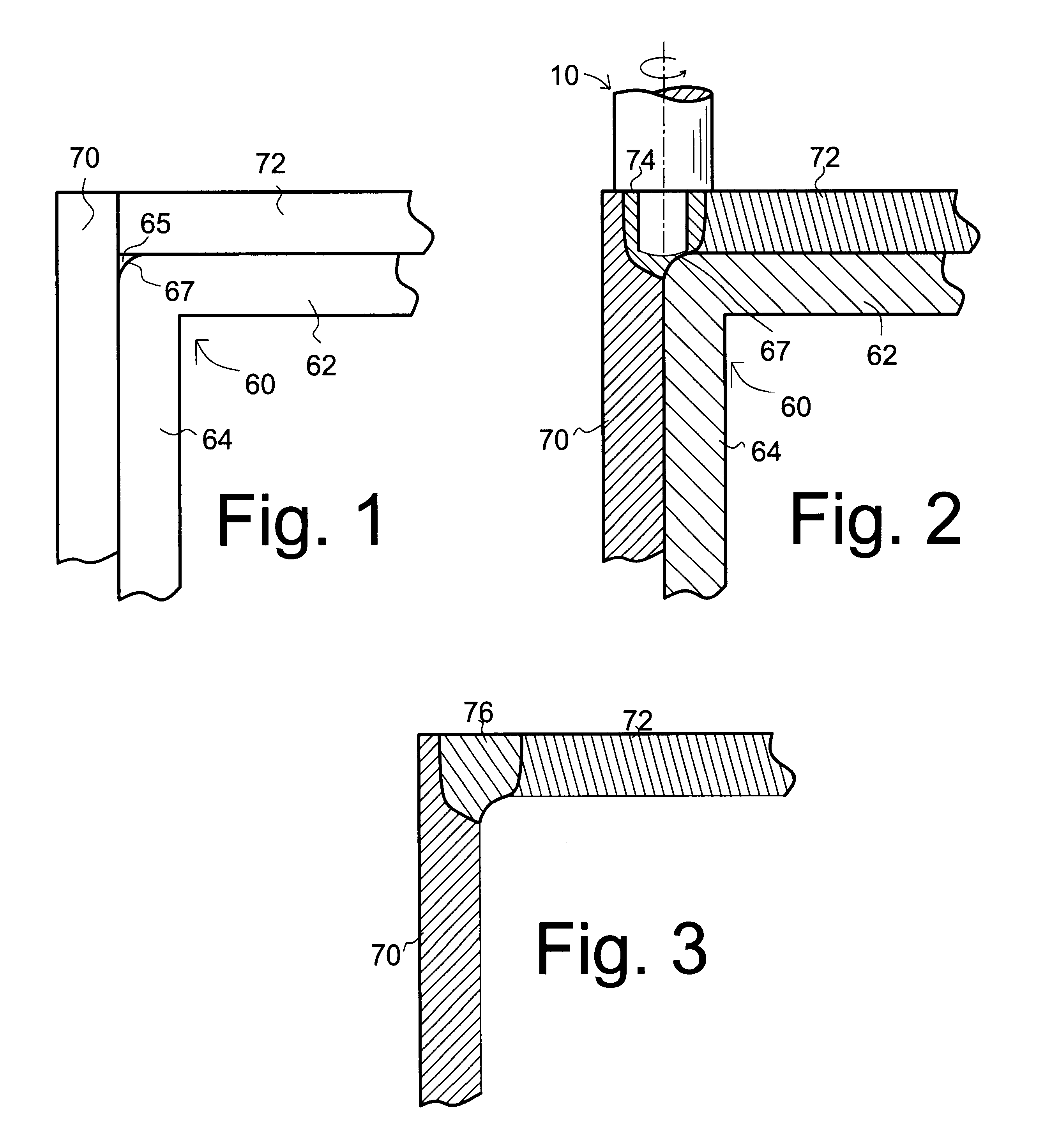 Friction stir welding of corner configurations