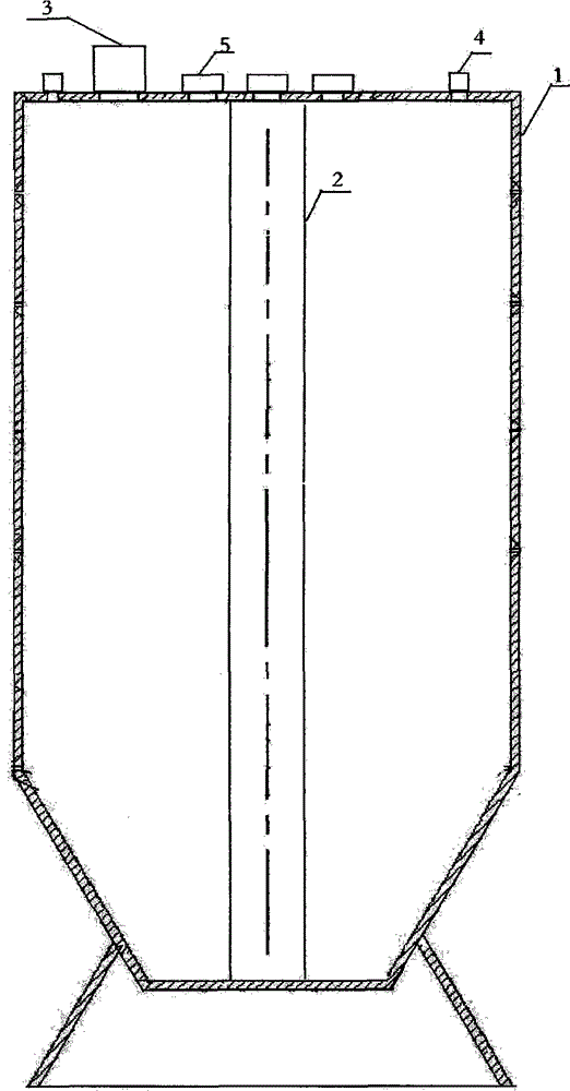 A coal storage silo feeding device