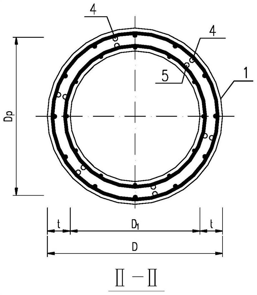 Super-large-diameter prestressed concrete tubular pile for offshore wind power and construction method thereof