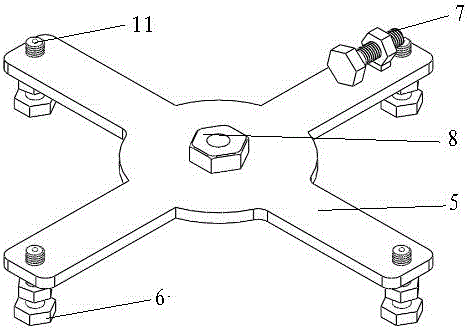 Tool for fixing grinding ring for high-pressure flange sealing face