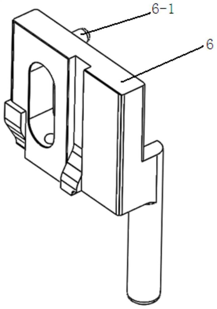 Charging socket electronic lock transmission mechanism