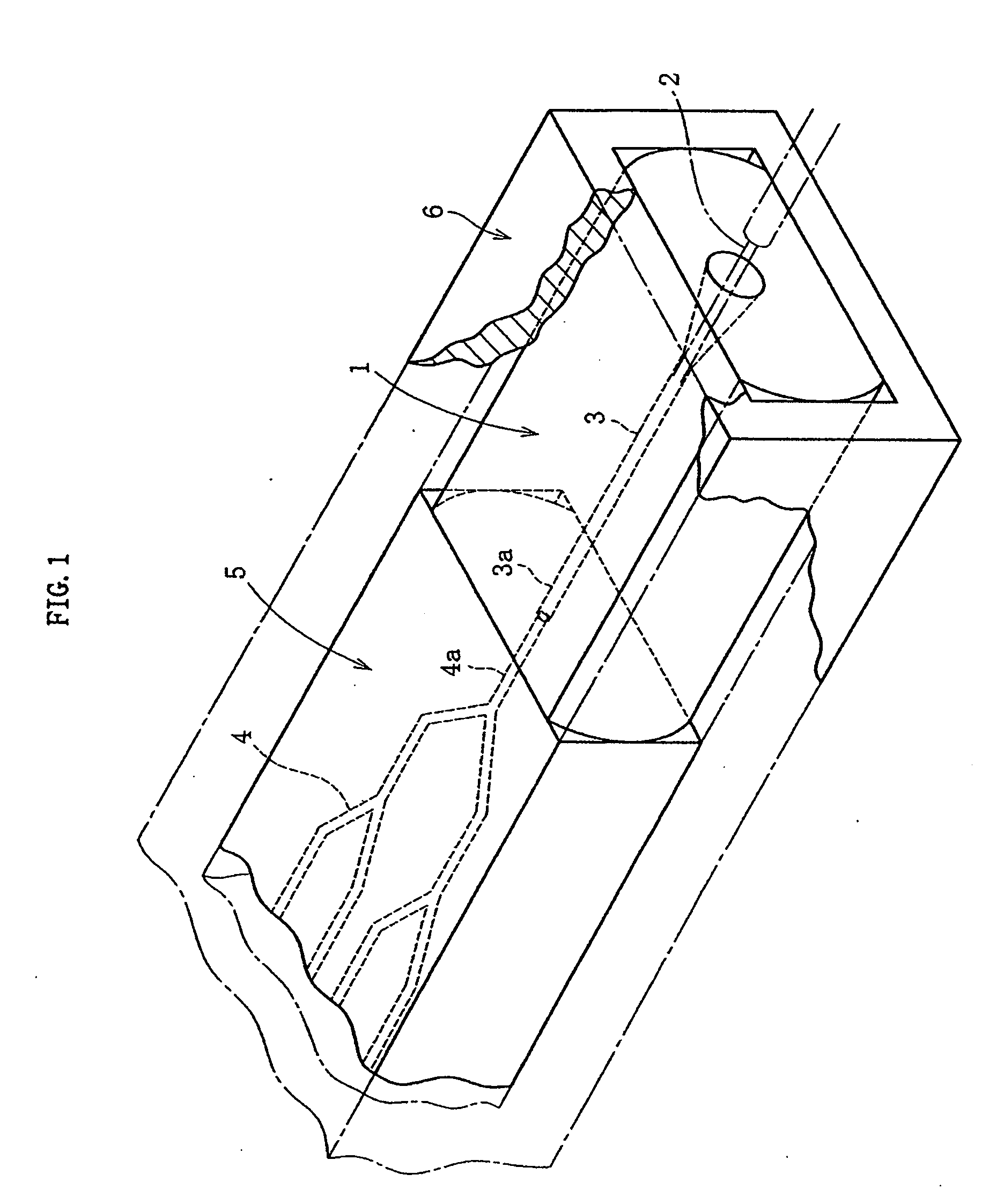 Capillary tube for holding optical fiber and connecting structure for optical component