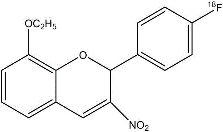 &lt;18&gt;F-labeled PI3K/Akt signal path inhibitor S14161, and preparation method and application thereof