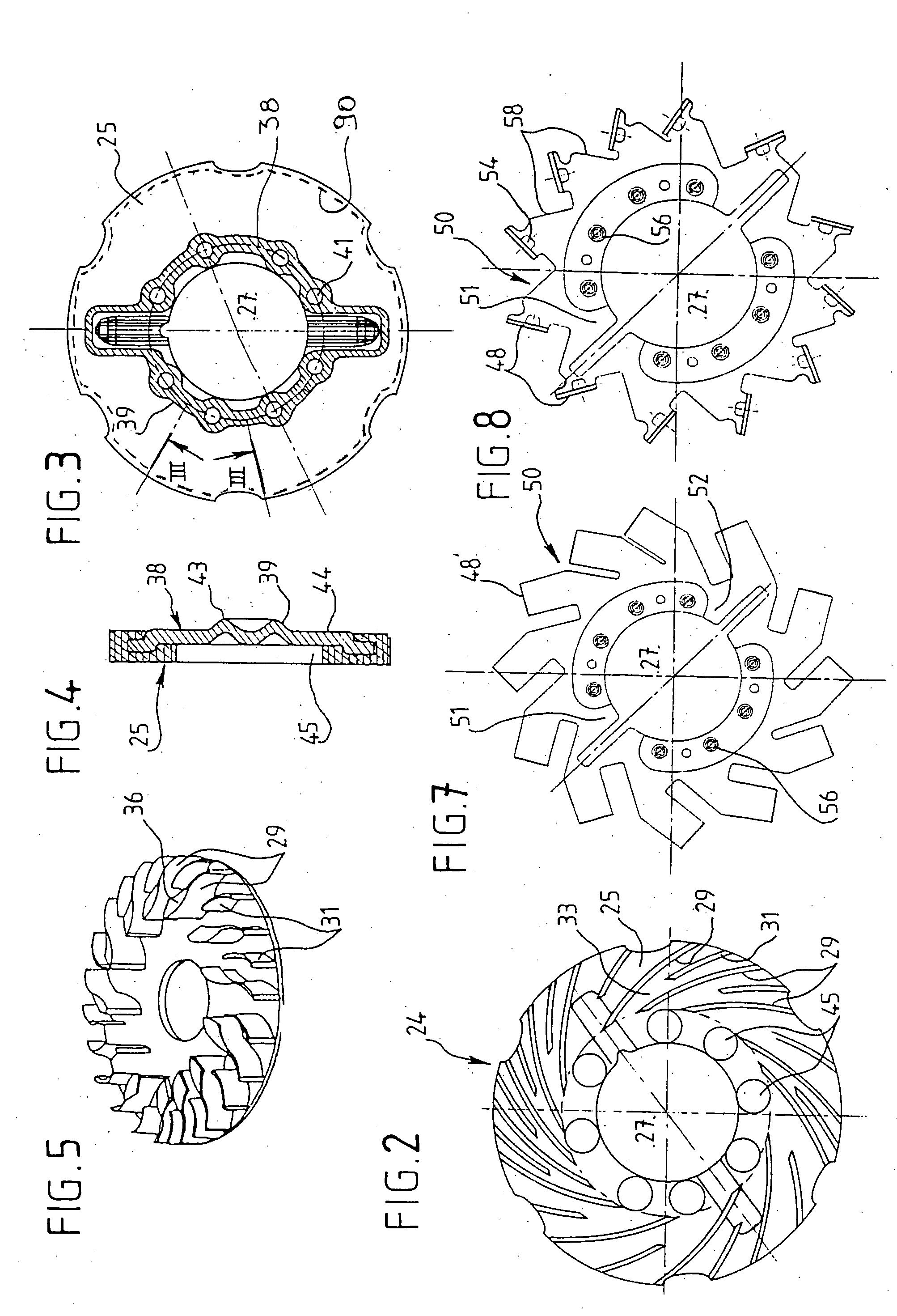 Alternator fan