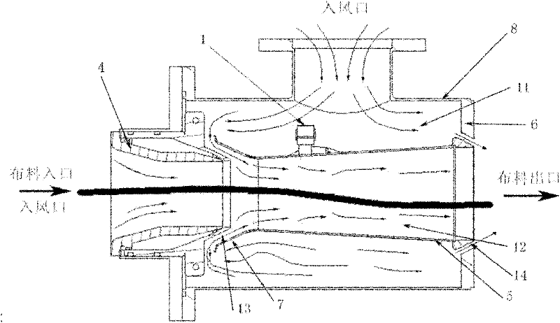 Atomizing nozzle structure of high-temperature high-voltage air flow dyeing machine and control method thereof