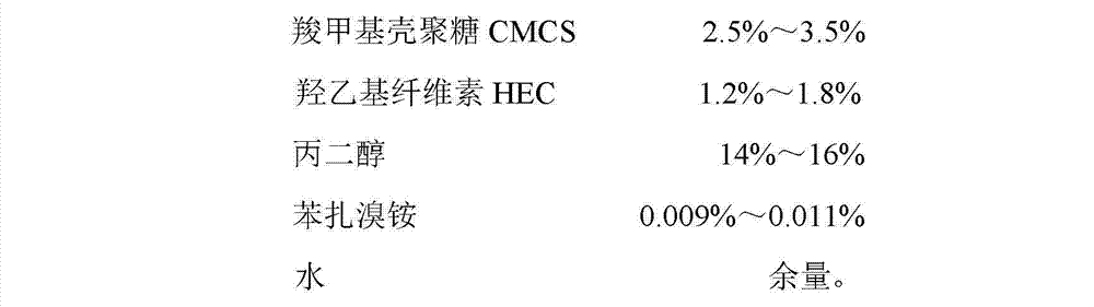 Hydrogel dressing and preparation process thereof