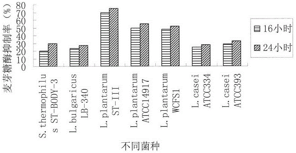 Fermented bean product fermented by lactobacillus plantarum ST-III and alpha-glucosidase inhibitor