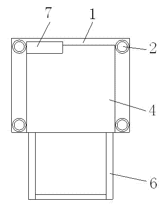 Reaction frame platform with movable bottom cushion plate