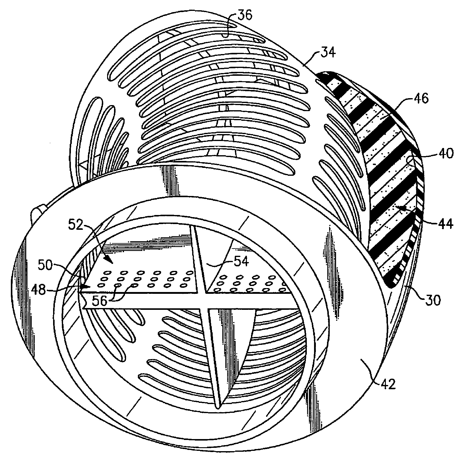 Silencer for air induction system and high flow articulated coupling