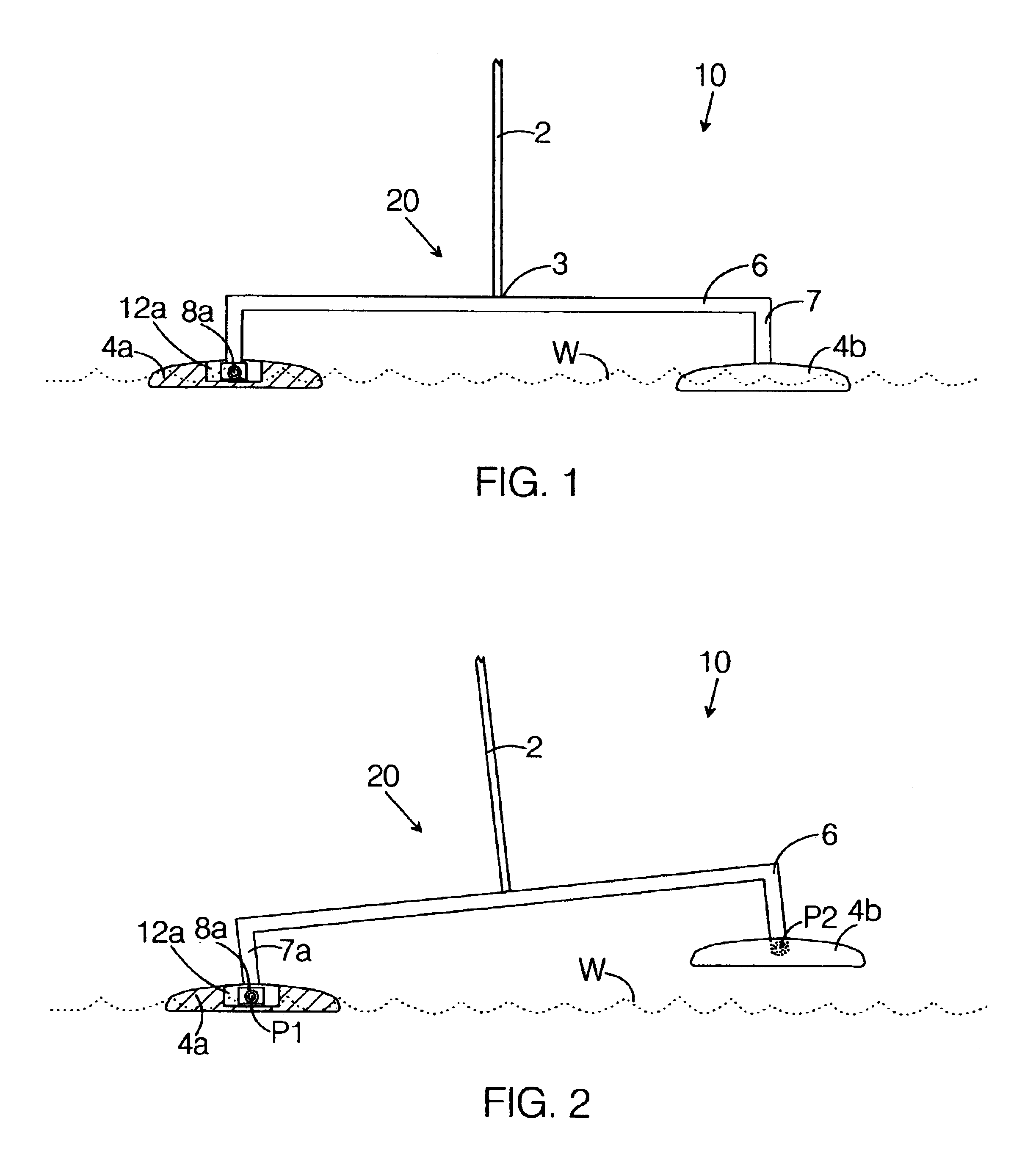 Articulated multi-hull water craft