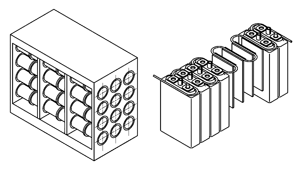 Thermal management systems for energy storage cells having high charge/discharge currents and methods of making and using thereof