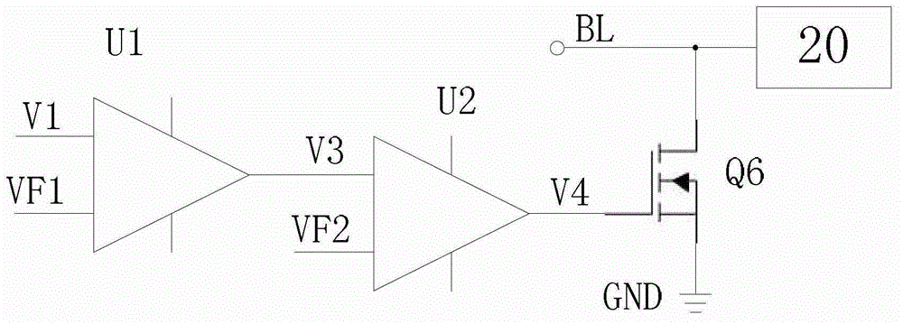 LED backlight driving circuit, driving method of LED backlight driving circuit and liquid crystal display device