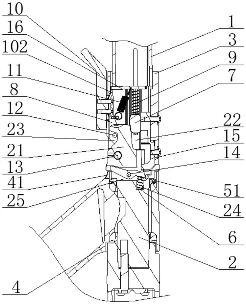 Folding mechanism and scooter