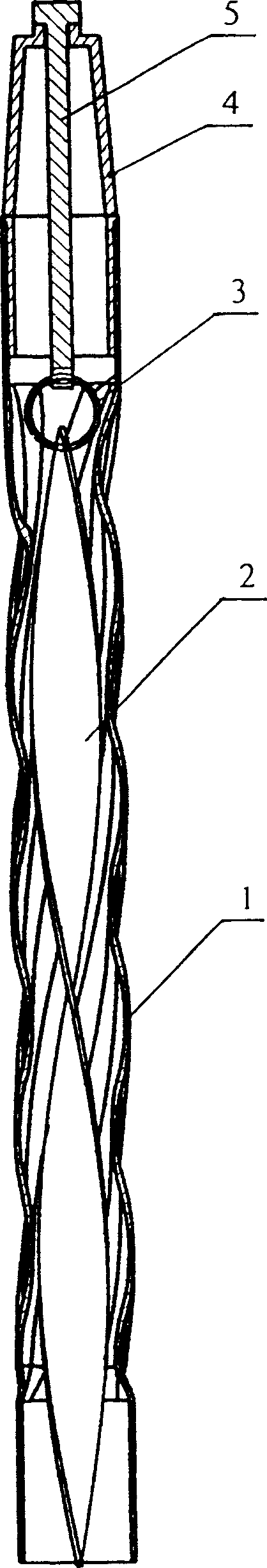 Dual turbulent spiral forced heat exchanging and automatic descaling device