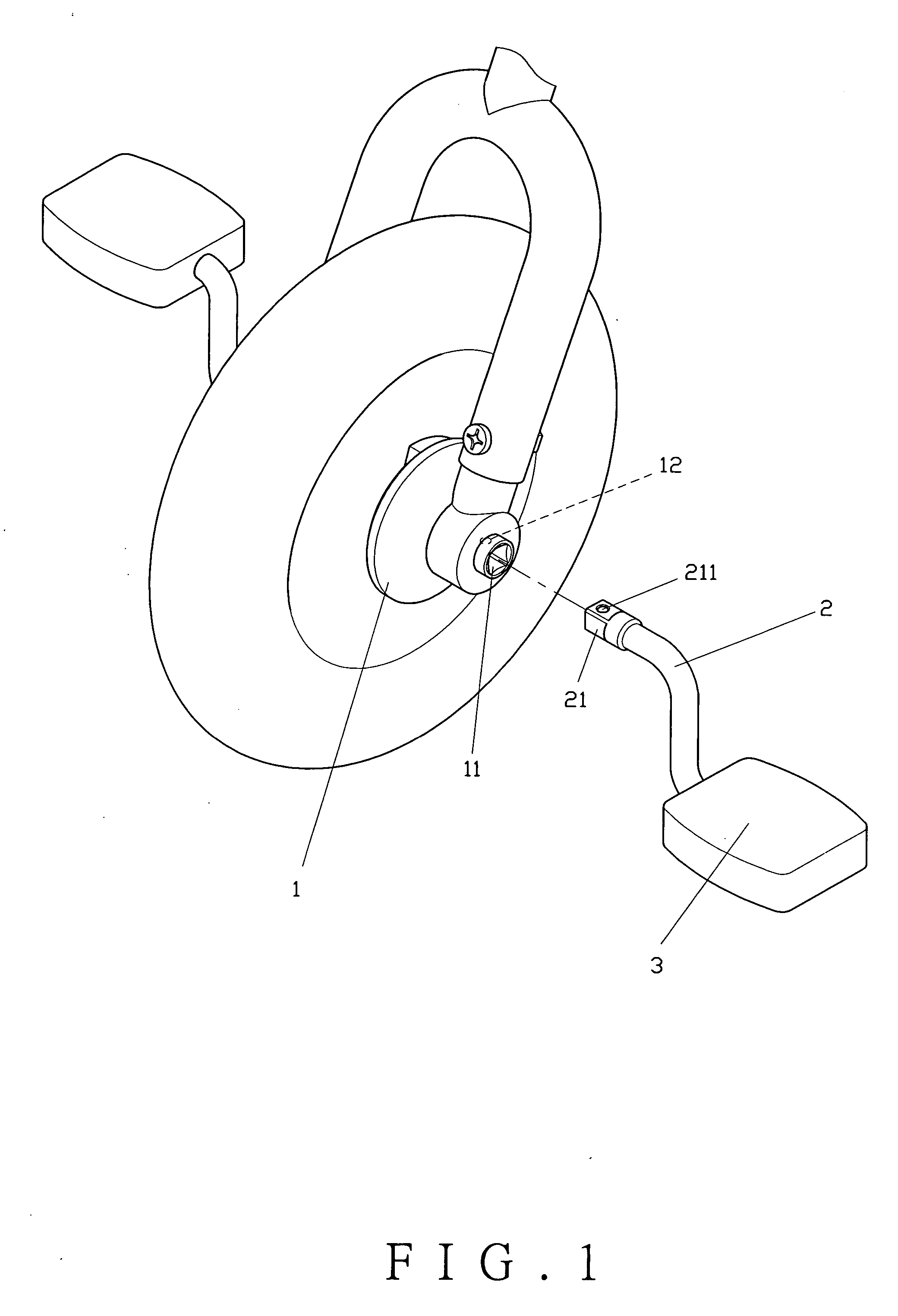 Tricycle crank structure