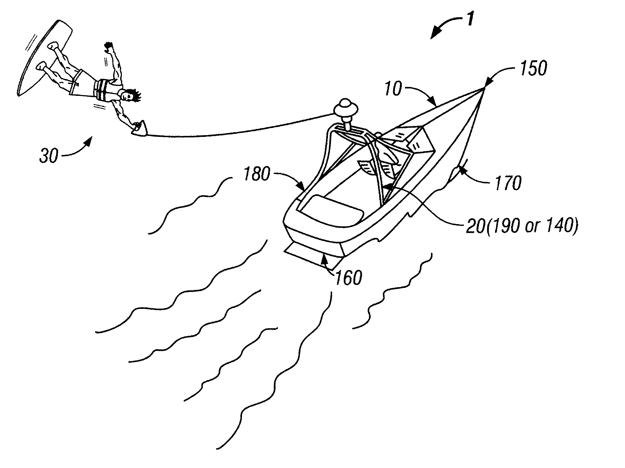 Towrope retriever for watercraft