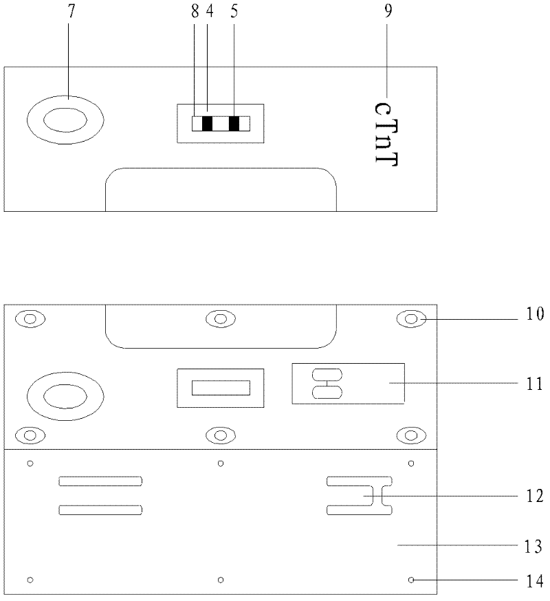 Immunofluorescence test strip component for quickly quantitatively testing troponin-T and test card component manufactured by same and production process of immunofluorescence test strip