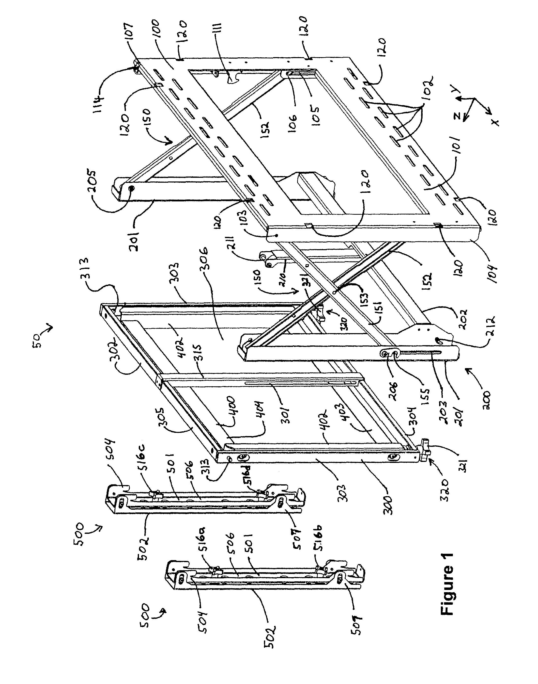 Adjustable display mount