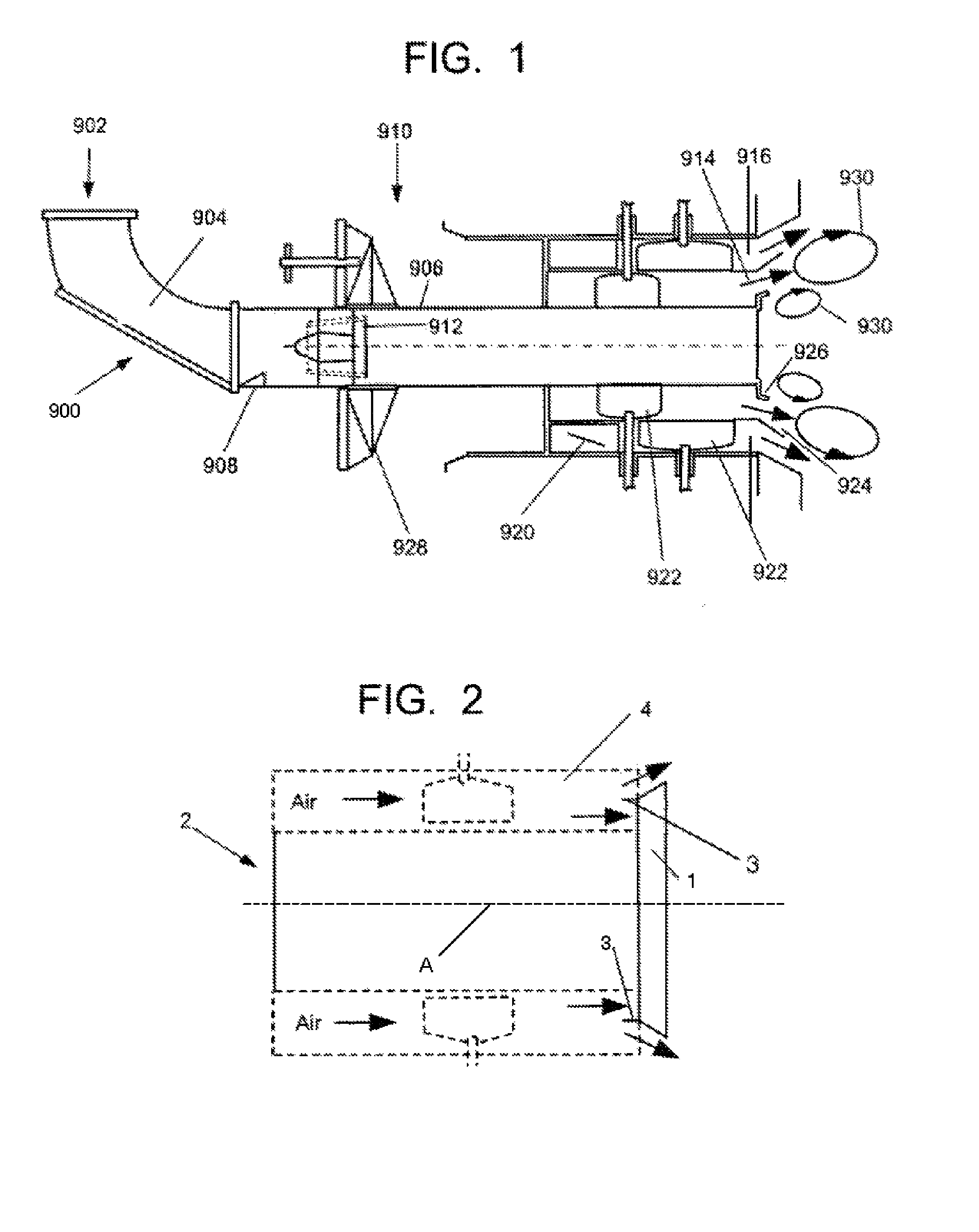 Large diameter mid-zone air separation cone for expanding IRZ