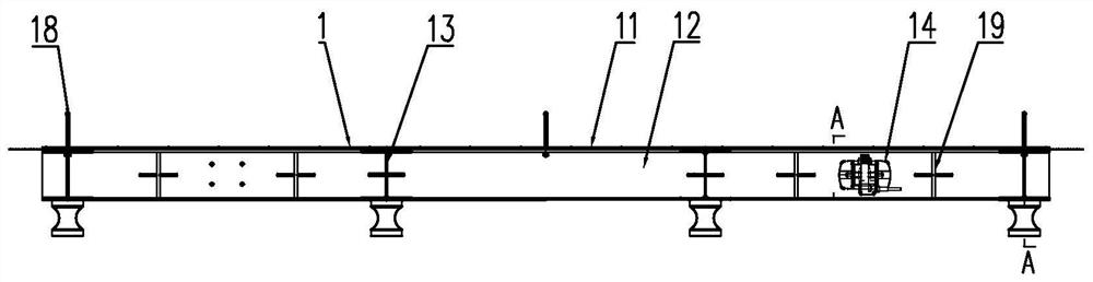 Concrete solid pile vibration platform and production method