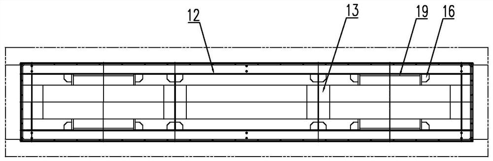 Concrete solid pile vibration platform and production method