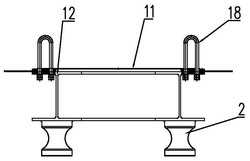 Concrete solid pile vibration platform and production method