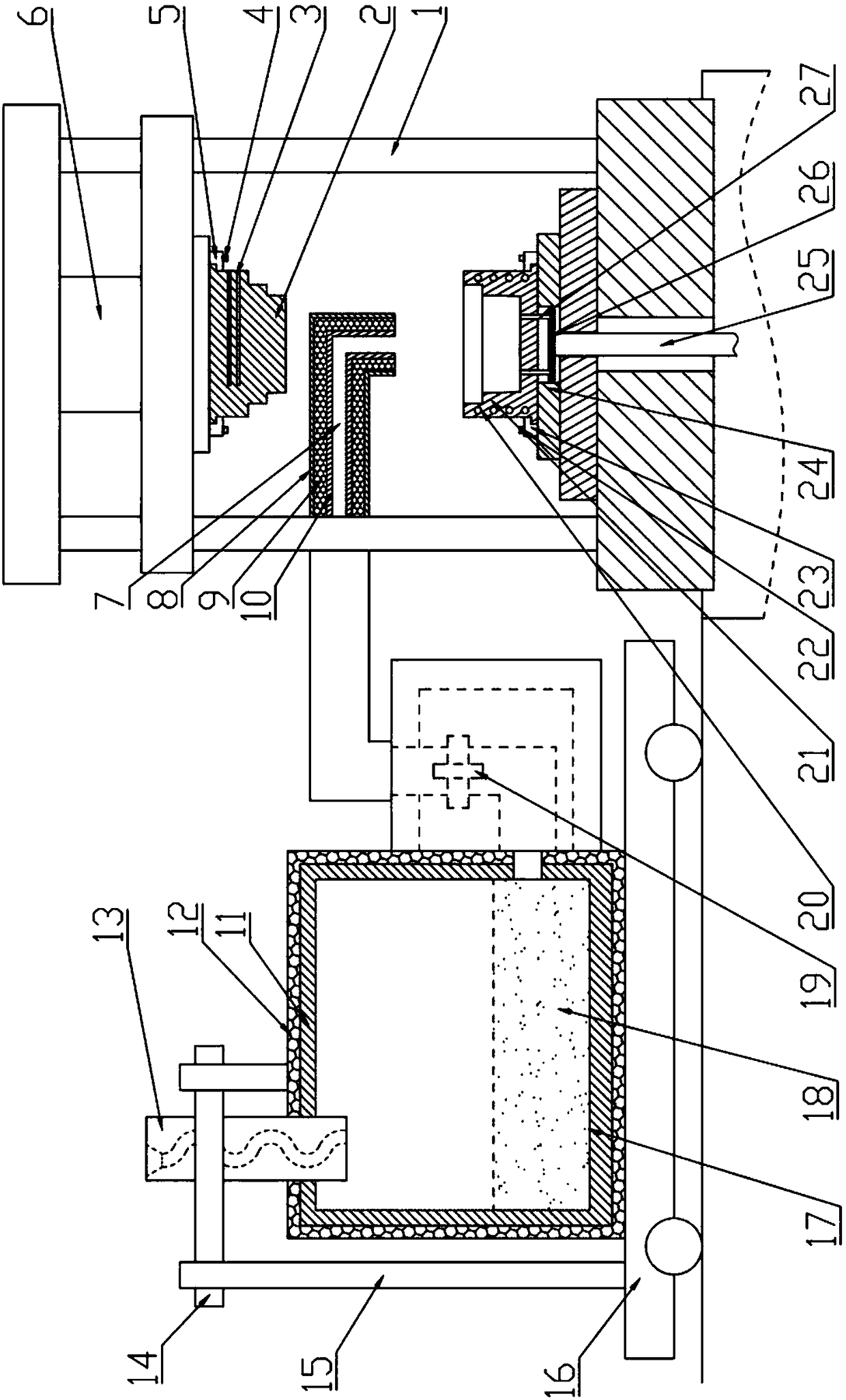 Method and system for semi-solid extrusion casting of aluminum alloy