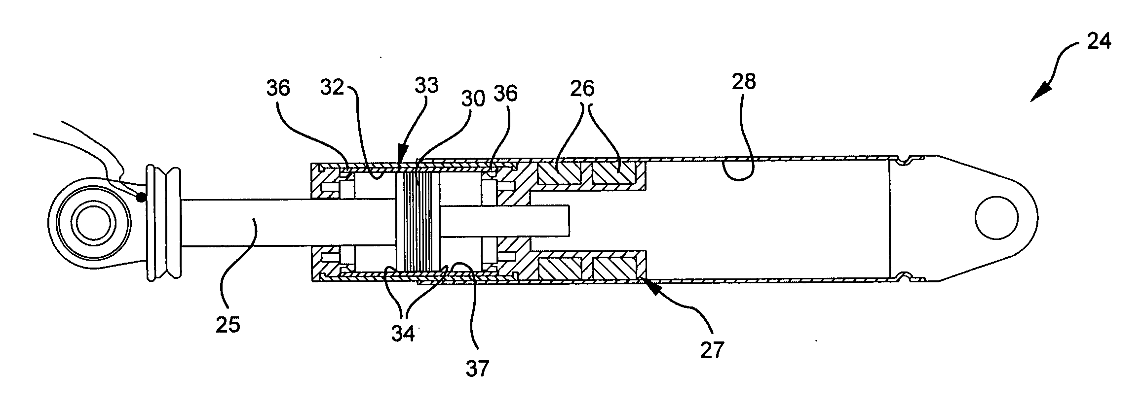 Rotating tub washer binary damper system