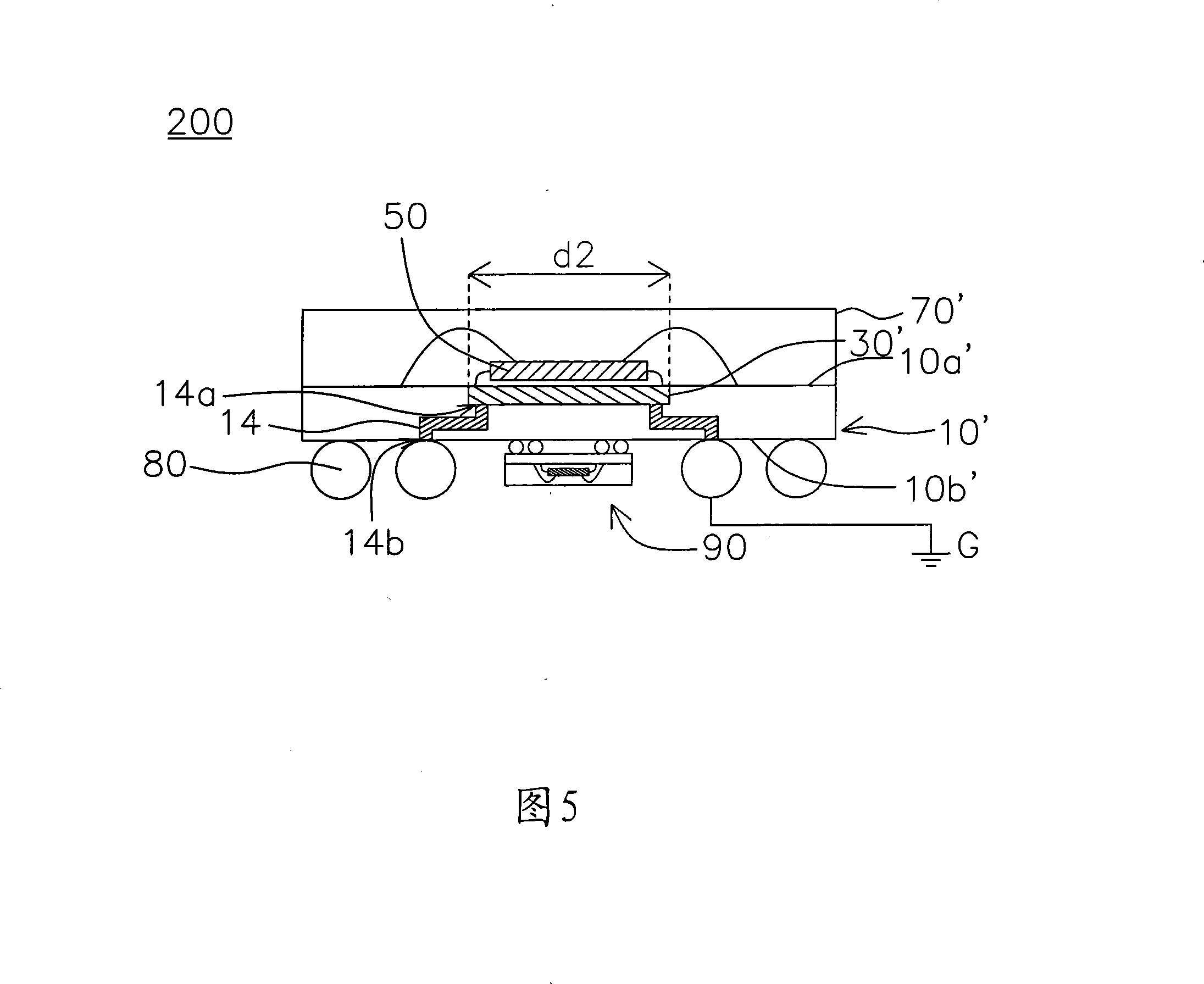 Packaging structure and method for manufacturing the packaging structure