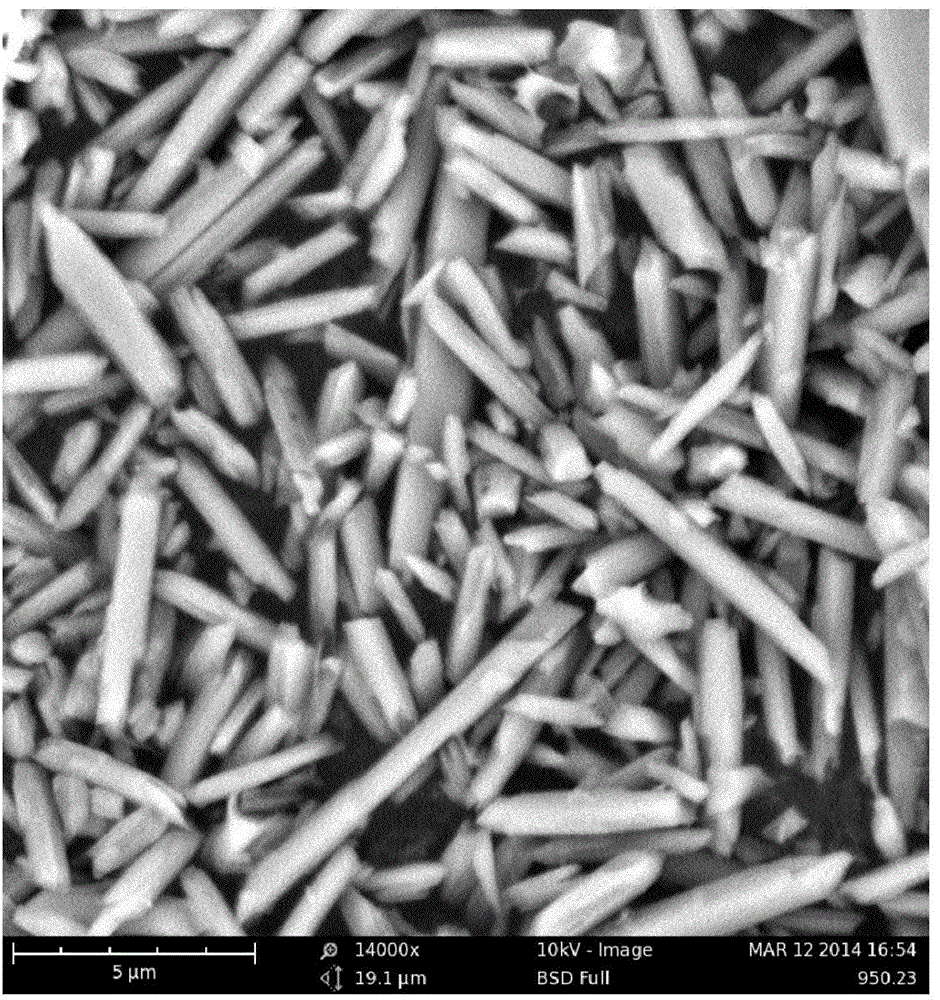 Preparation method of rod-like lithium disilicate crystal