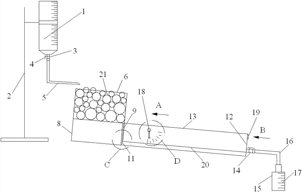 Portable surface runoff simulating and measuring device