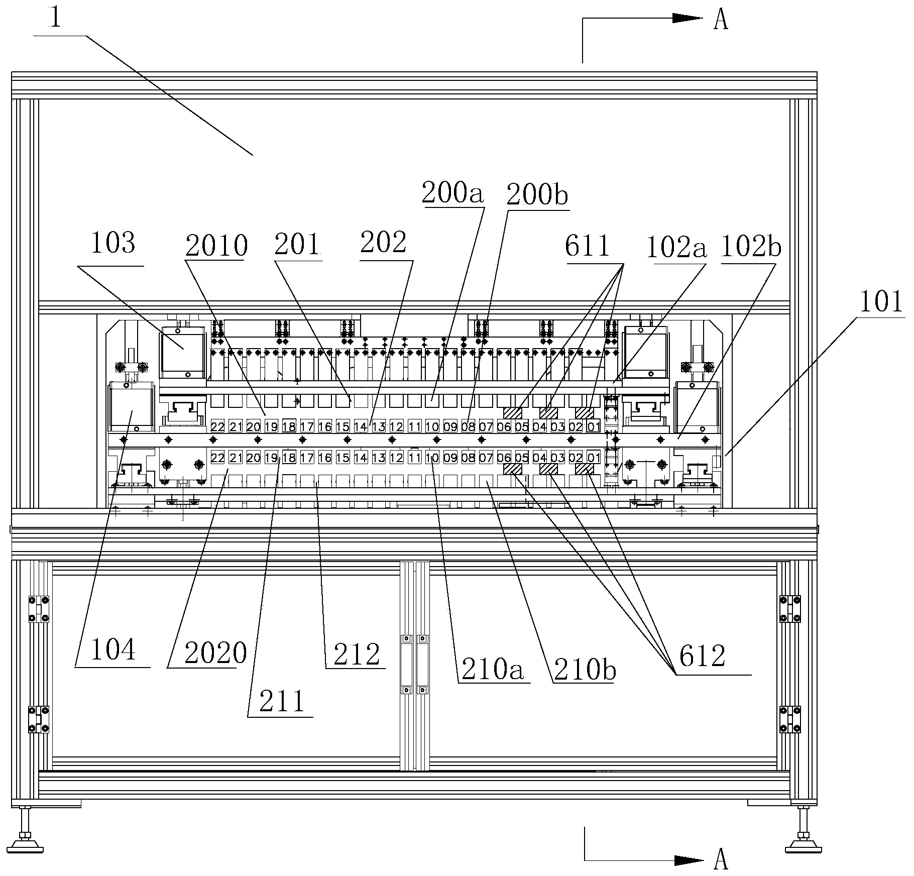 Circuit breaker checking table clamp