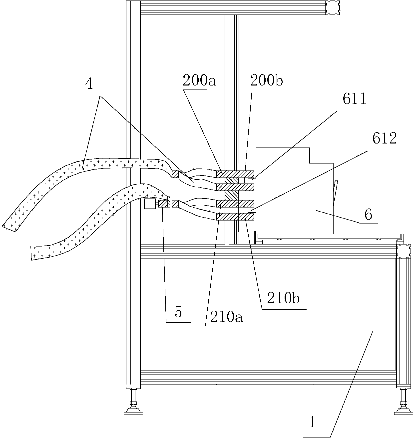 Circuit breaker checking table clamp