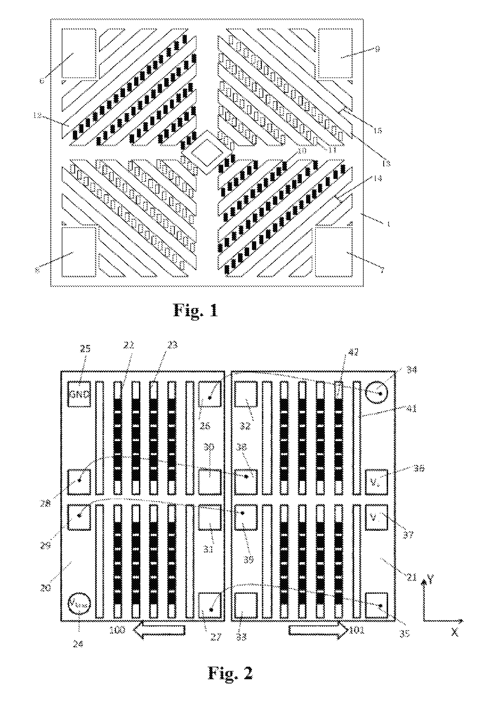 Push-pull bridge-type magnetic sensor for high-intensity magnetic fields