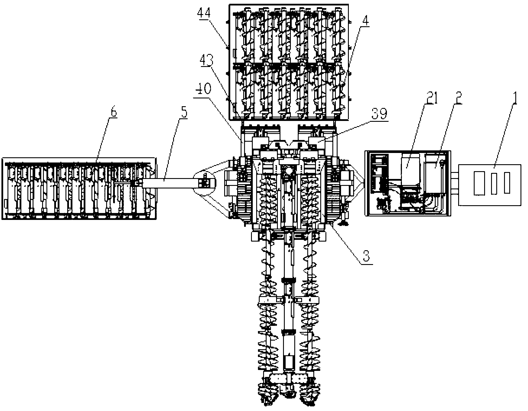 Open-air drilling coal cutter