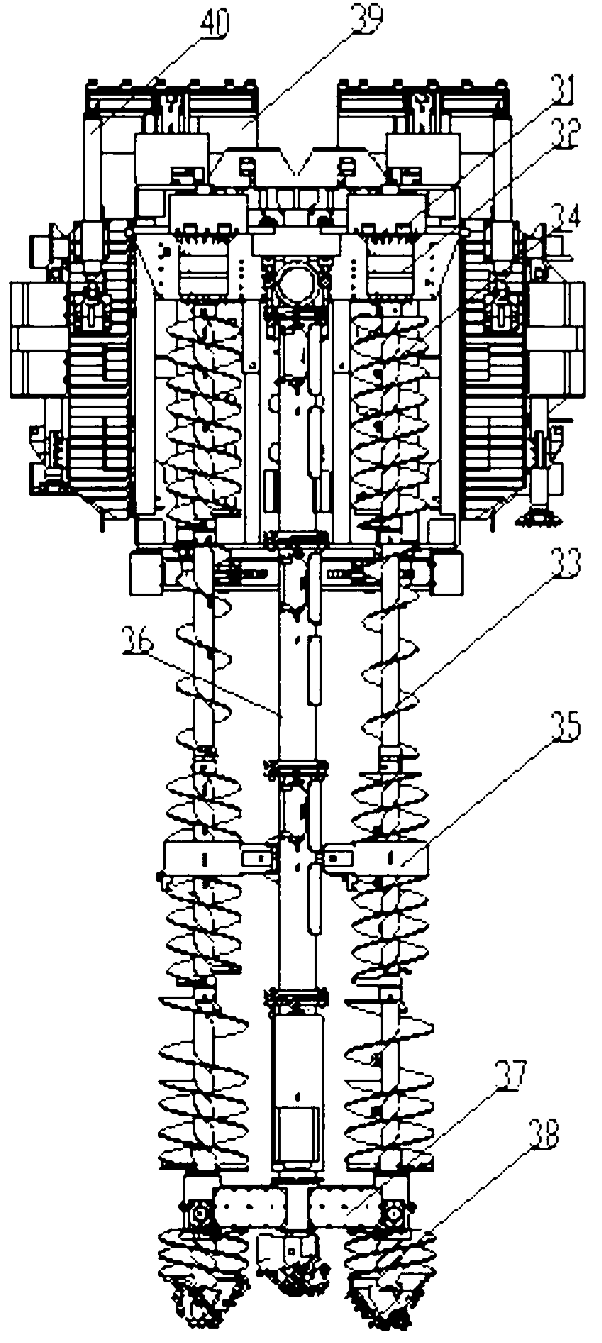 Open-air drilling coal cutter