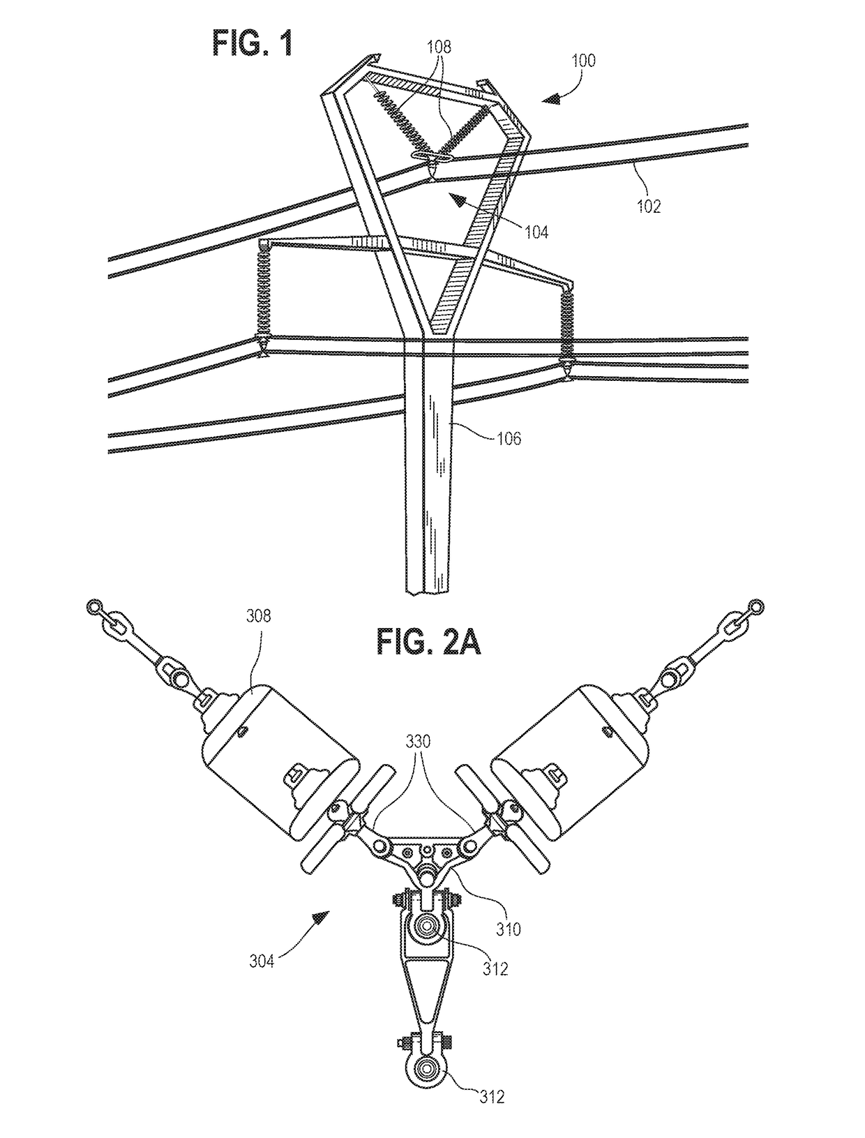 Fitting with a collar for a power transmission system